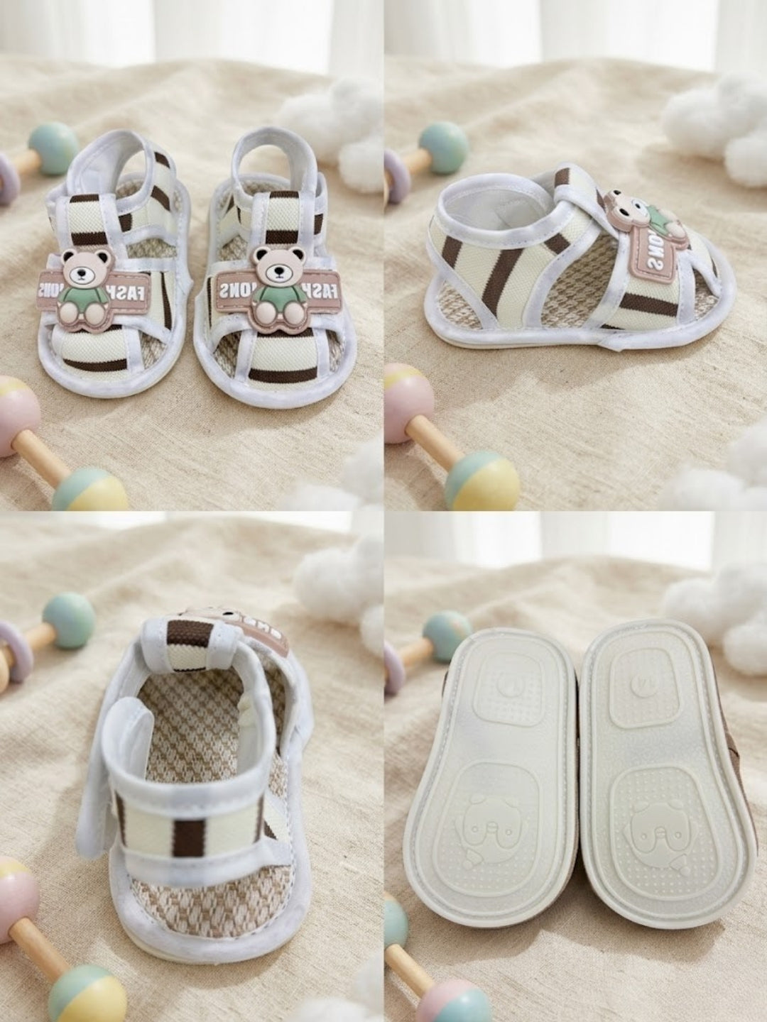 Cdeck Baby Summer Sandals | Lightweight & Comfortable Footwear for Kids | 3-18 months