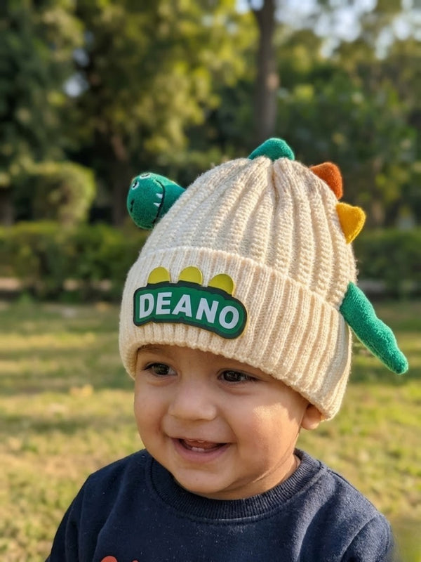 Cdeck Kids Woolen Cap for Boys & Girls | Soft, Warm & Comfortable Winter Wear | 1–2 Years