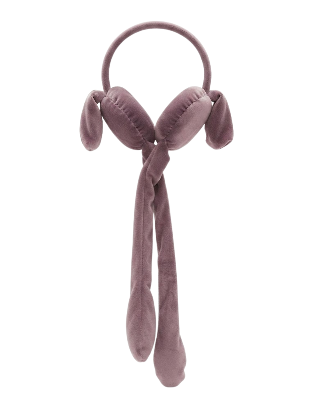 Cdeck Velvet Earmuffs for Girls & Women, Soft Warm Winter Earmuffs with Long Hanging Ear Covers, Free Size
