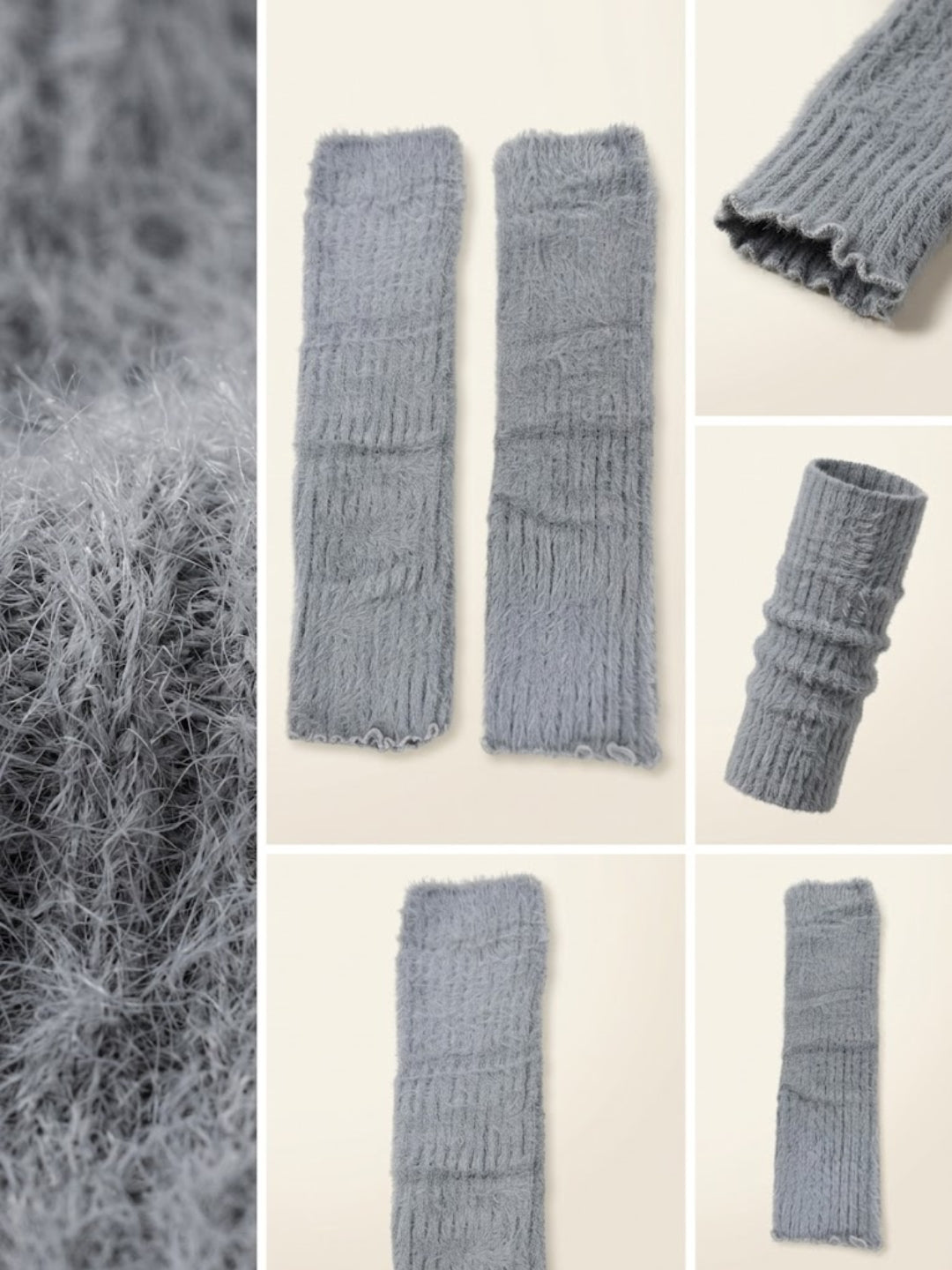 Cdeck Women’s Woolen Leg Warmers for Winter | Soft, Warm & Comfortable Leg Covers for Everyday Wear | Blue
