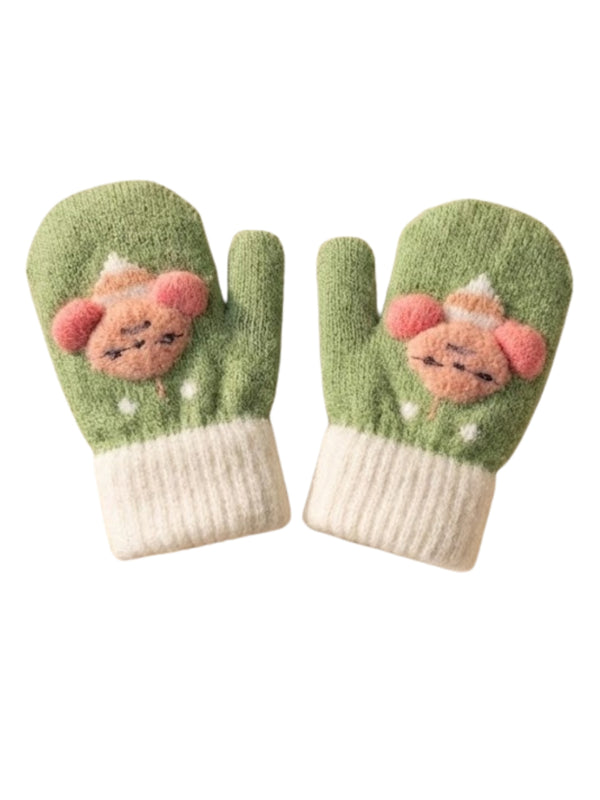 Cdeck Baby Woolen Winter Gloves for Boys & Girls | Soft, Warm & Comfortable | 0–12 Months