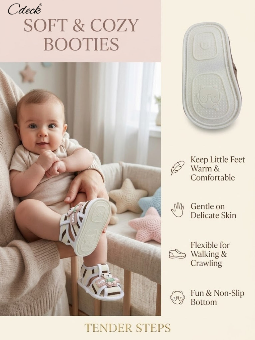 Cdeck Baby Sandles For Summer