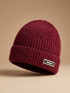 Cdeck Women Woolen Cap | Soft Knitted Winter Beanie for Women | Warm & Stylish Winter Wear | Free Size |Burgundy