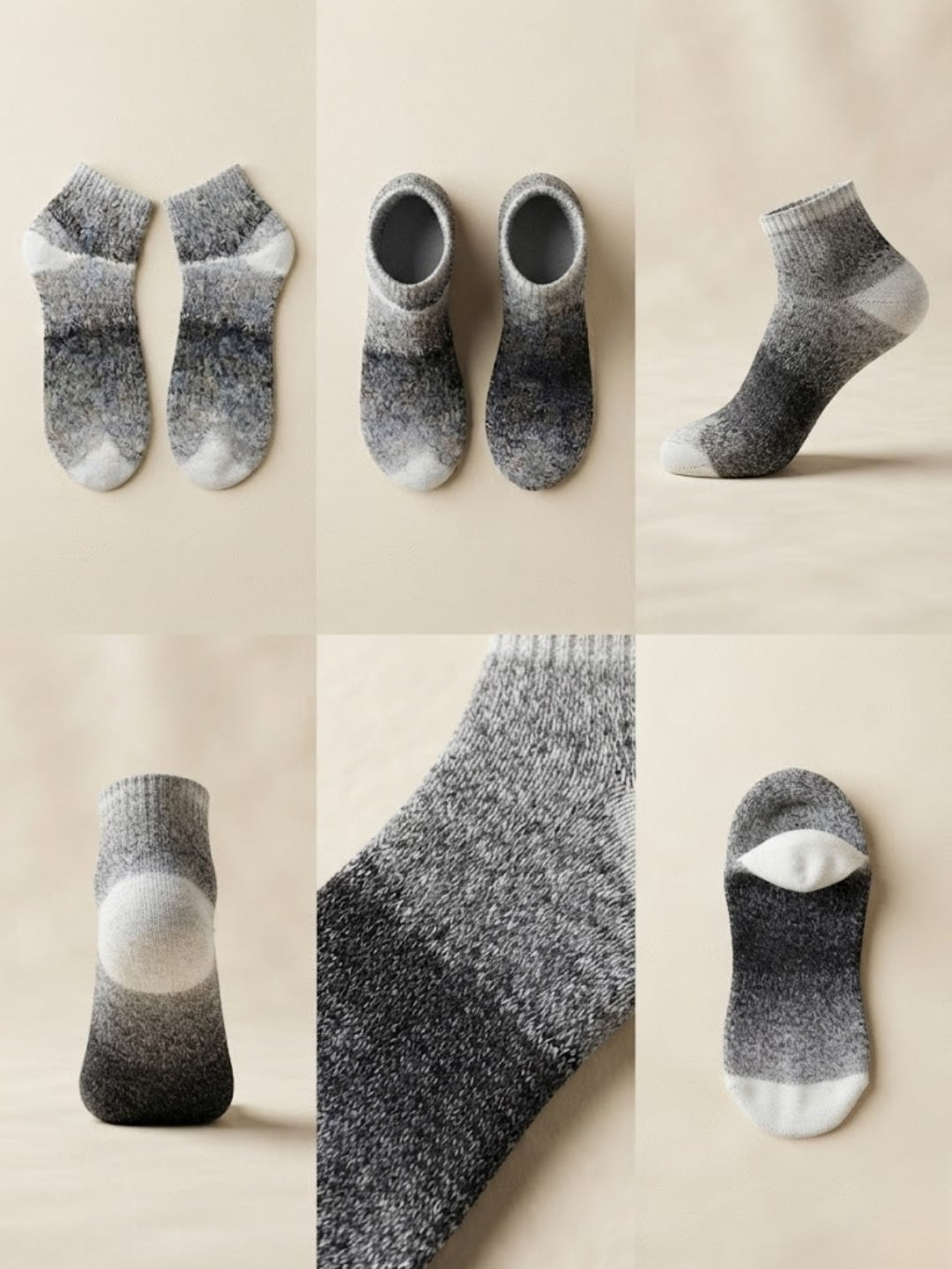 Cdeck Women’s Premium Rabbit Hair Wool Ankle Socks – Soft Warm Cozy Winter Socks