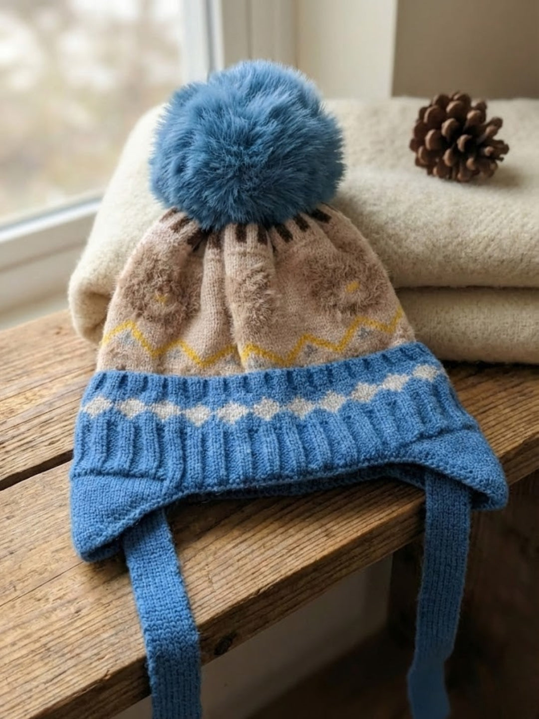 Cdeck Kids Woolen Cap for Boys & Girls | Warm, Comfortable & Stylish Winter Wear | 2–4 Years