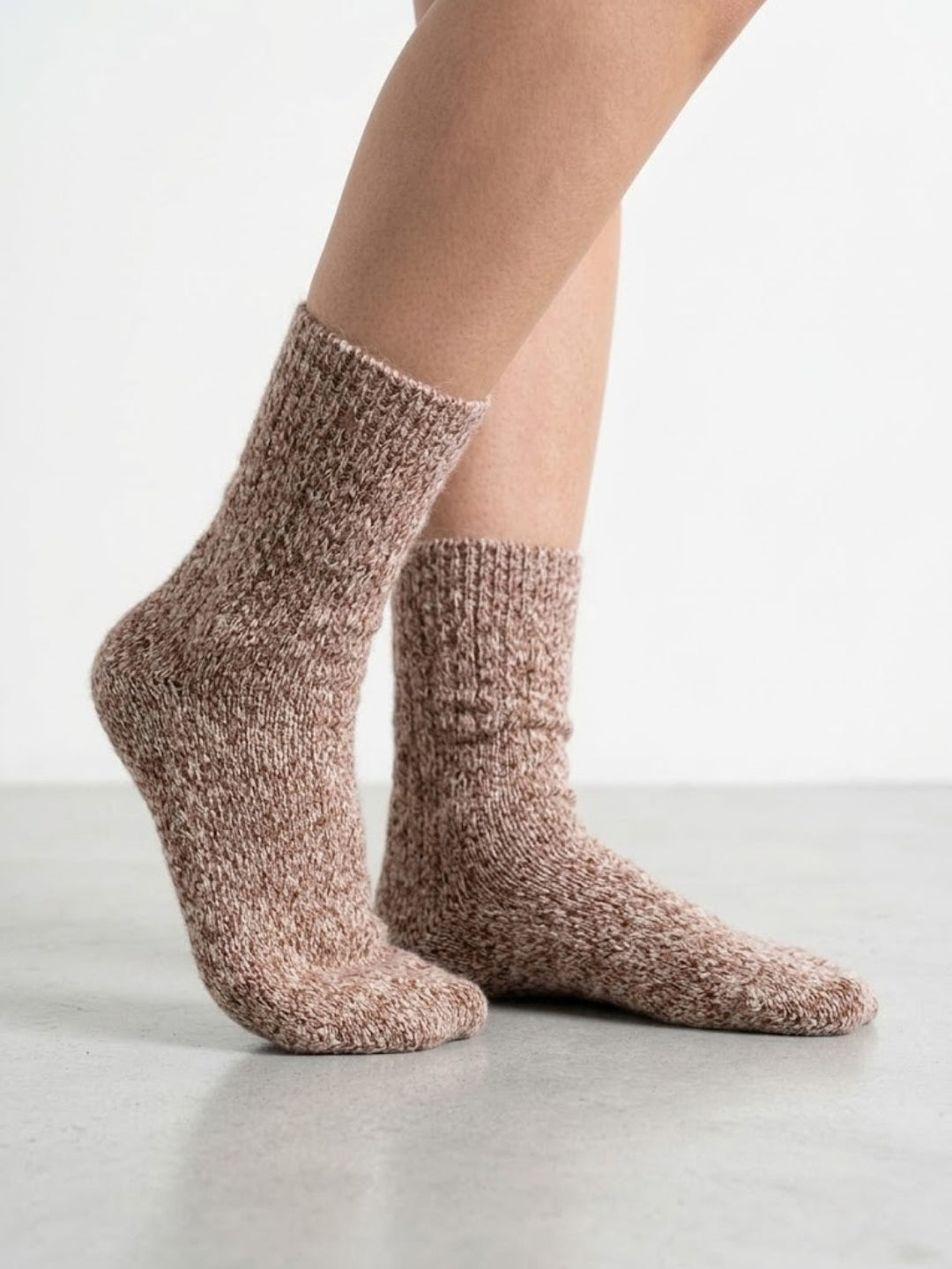 Cdeck Women’s Premium Fuzzy Socks – Soft Warm Winter Socks | Free Size | Brown