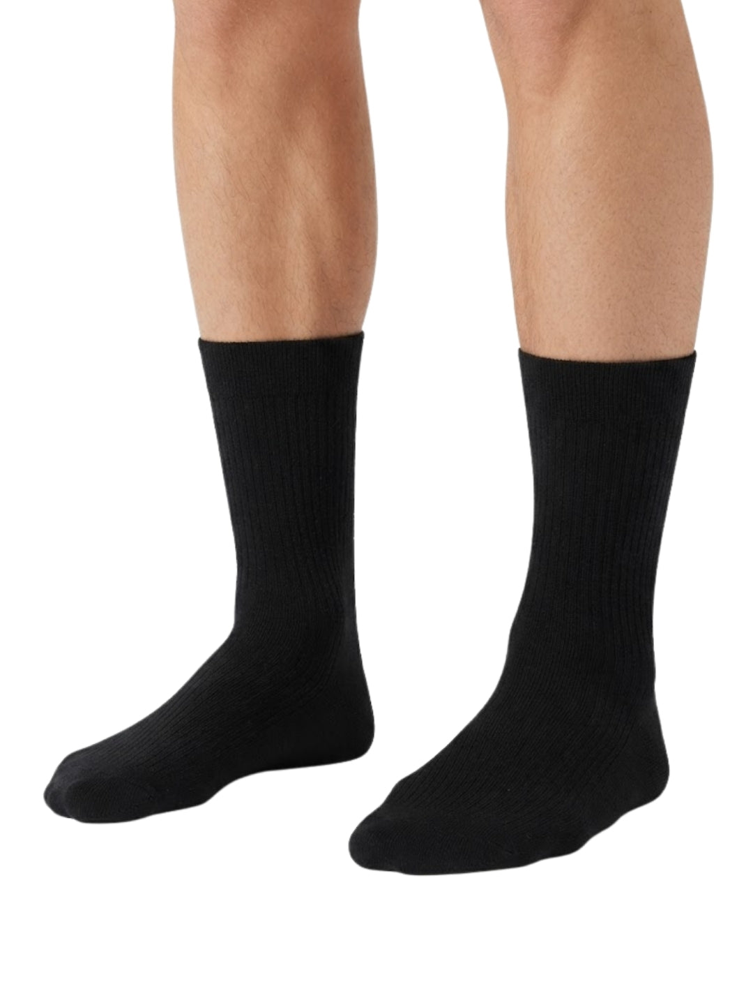 Cdeck Unisex Woolen Socks for Men & Women | Warm Soft Winter Socks  | Cozy Comfortable Cold Weather Footwear| Black