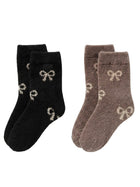 Cdeck Premium Rabbit Hair Wool Socks for Women – Ultra Soft Warm Cozy Fuzzy Mid-Calf Winter Socks 2-Pair Set