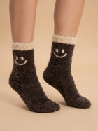 Cdeck Women’s Fuzzy Winter Socks | Soft & Warm Plush Socks with Cute Design | Free Size | Brown