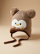 Cdeck Kids Woolen Winter Cap for Boys & Girls | Warm & Comfortable Winter Wear | 2–4 Years |Brown