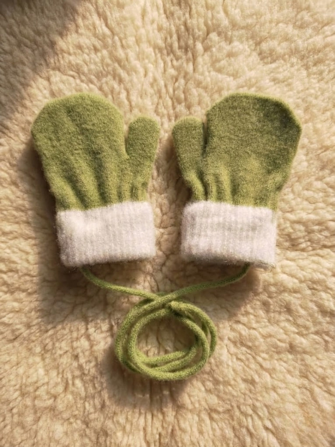 Cdeck Baby Woolen Winter Gloves for Boys & Girls | Soft, Warm & Comfortable | 0–12 Months