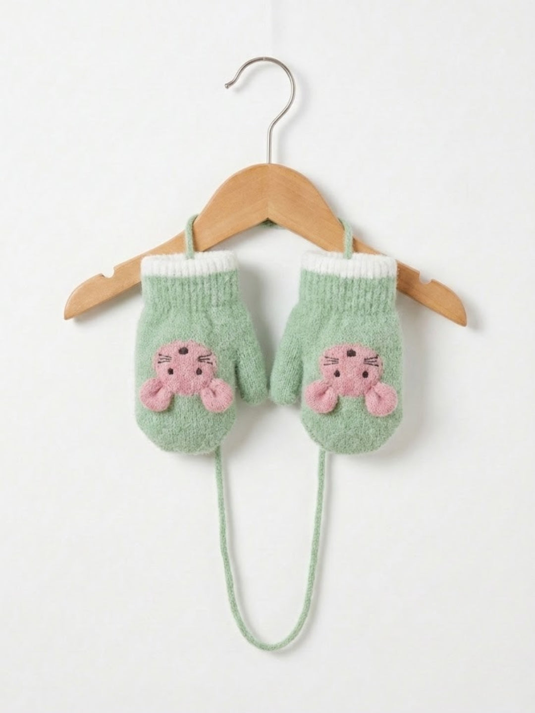 Cdeck Baby Woolen Winter Gloves for Boys & Girls | Soft, Warm & Comfortable | 0–12 Months