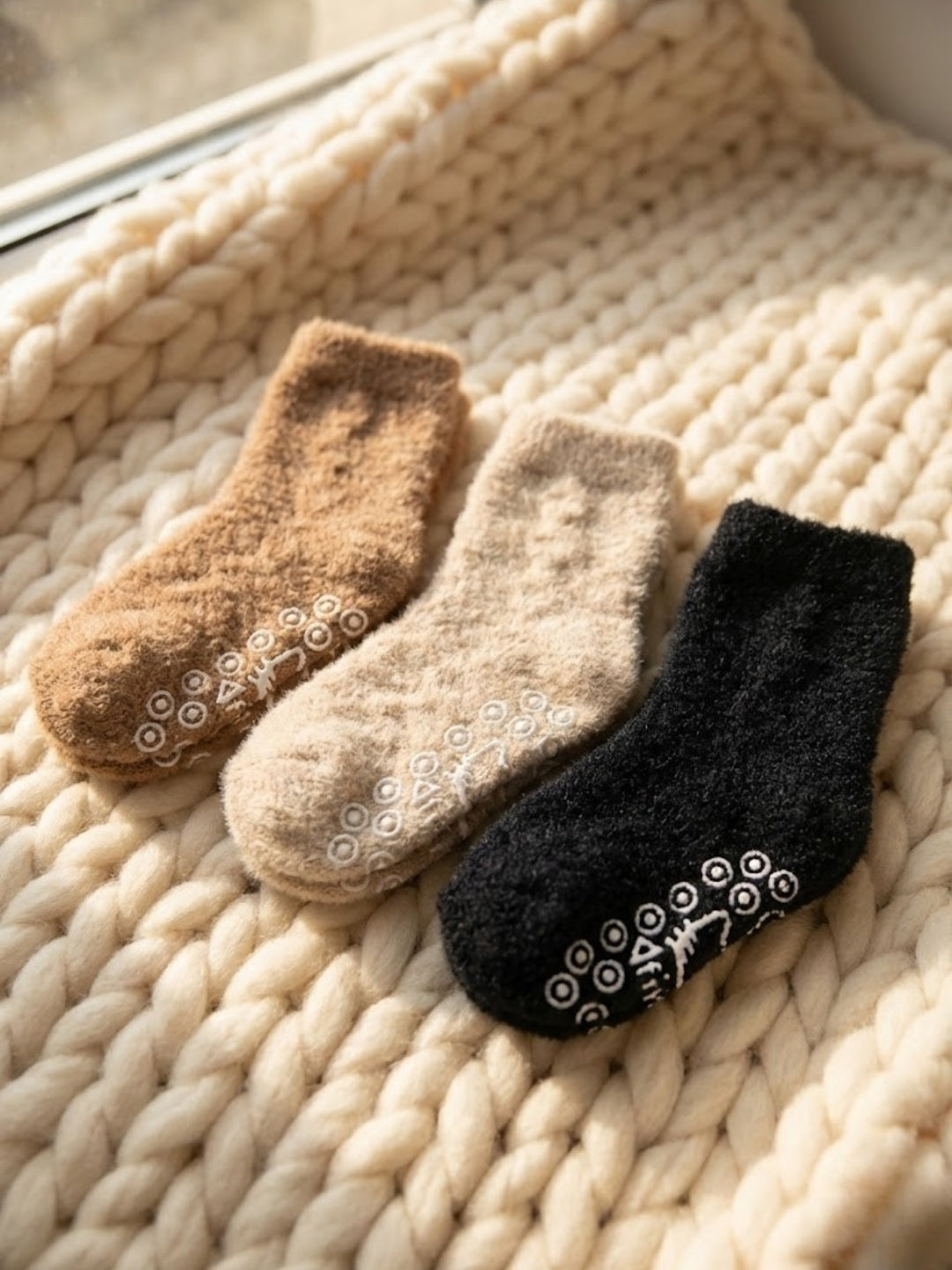Cdeck Baby Woolen Socks for Boys & Girls | Soft, Warm & Comfortable Winter Socks | 0–3 Years