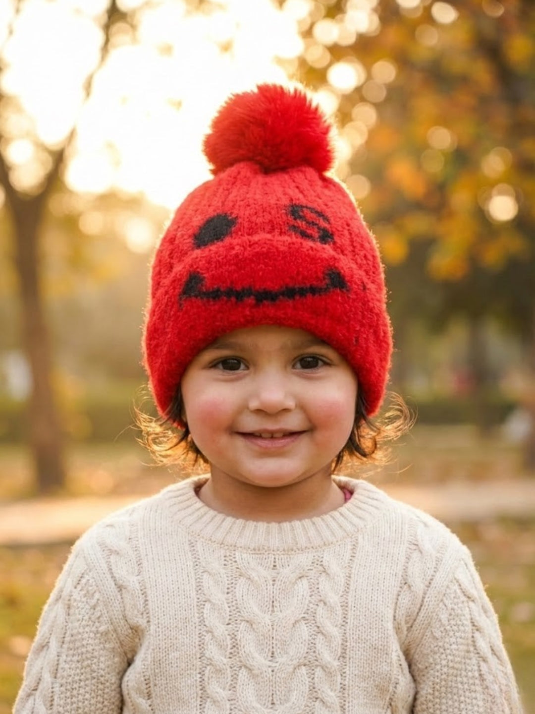 Cdeck Kids Woolen Cap for Boys & Girls | Warm, Comfortable & Stylish Winter Wear | 2–4 Years