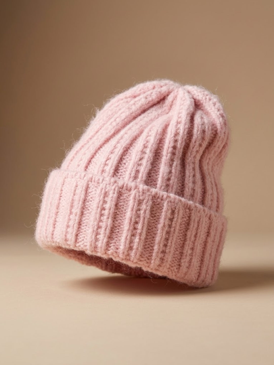 Cdeck Women Woolen Cap | Soft Knitted Winter Beanie for Women | Warm & Stylish Winter Wear | Free Size| Pink