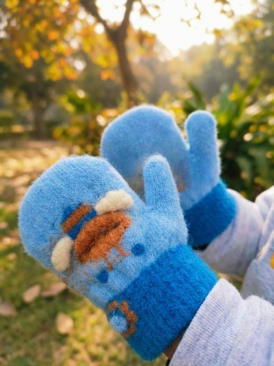 Cdeck Baby Woolen Winter Gloves for Boys & Girls | Soft, Warm & Comfortable | 0–12 Months