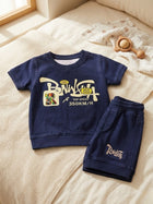 Cdeck Baby Cotton T-Shirt & Shorts Set | Half Sleeve, Soft & Comfortable Baby Wear