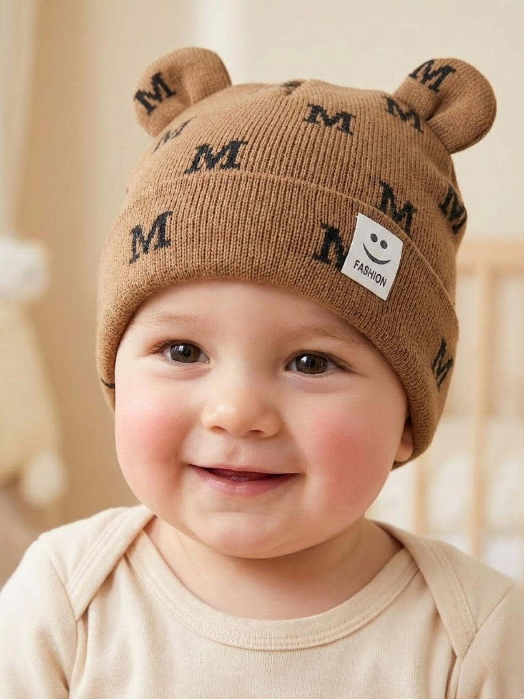 Cdeck Kids Woolen Cap for Boys & Girls | Soft, Warm & Comfortable Winter Wear | 6–18 Months