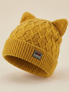 Cdeck Kids Woolen Winter Cap with Cute Cat Ear Design | Soft, Warm & Comfortable | 2–4 Years