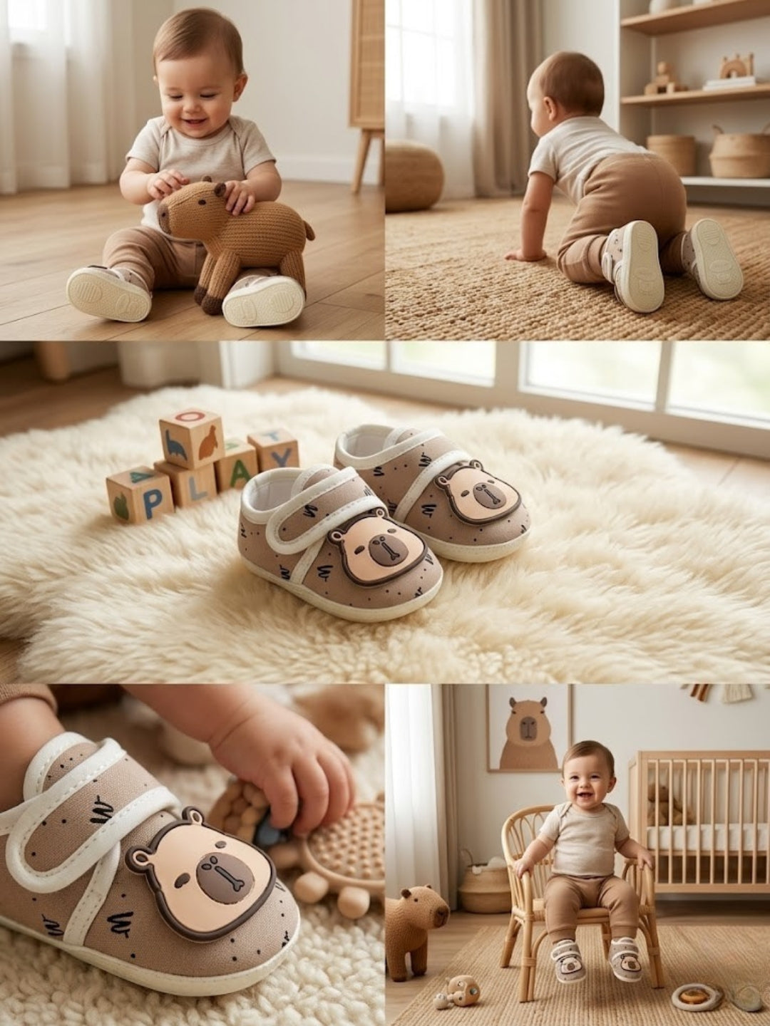 Cdeck Baby Booties | Soft Sole Summer booties for Newborns and Infants | 3-18 months
