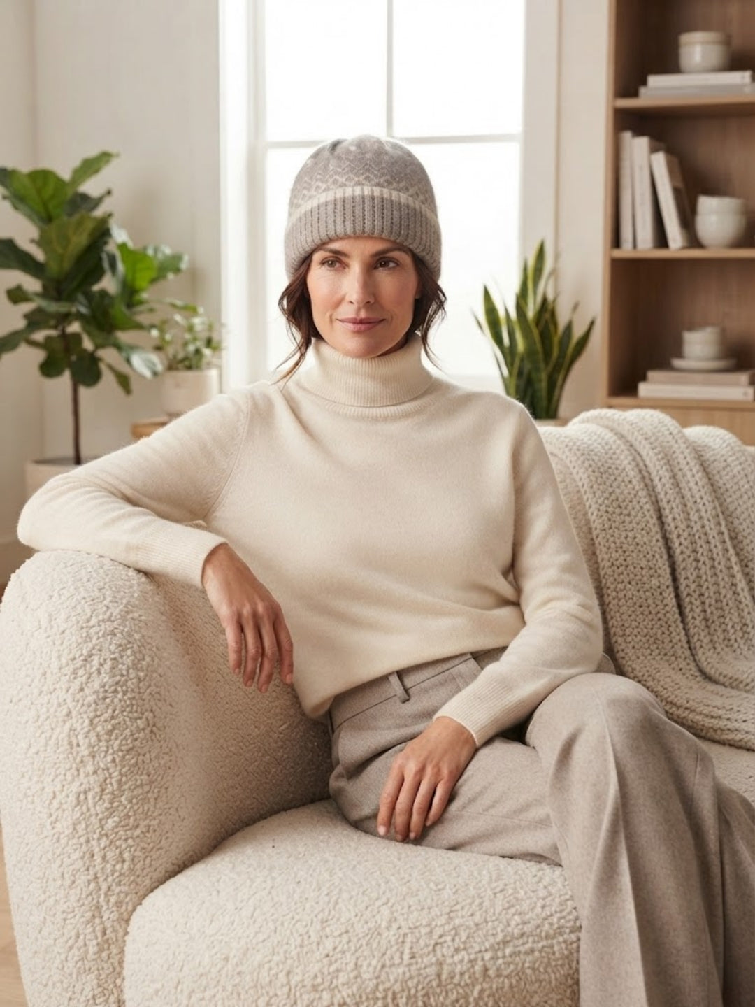 Cdeck Women Woolen Cap | Soft Knitted Winter Beanie for Women | Warm & Stylish Winter Wear | Free Size