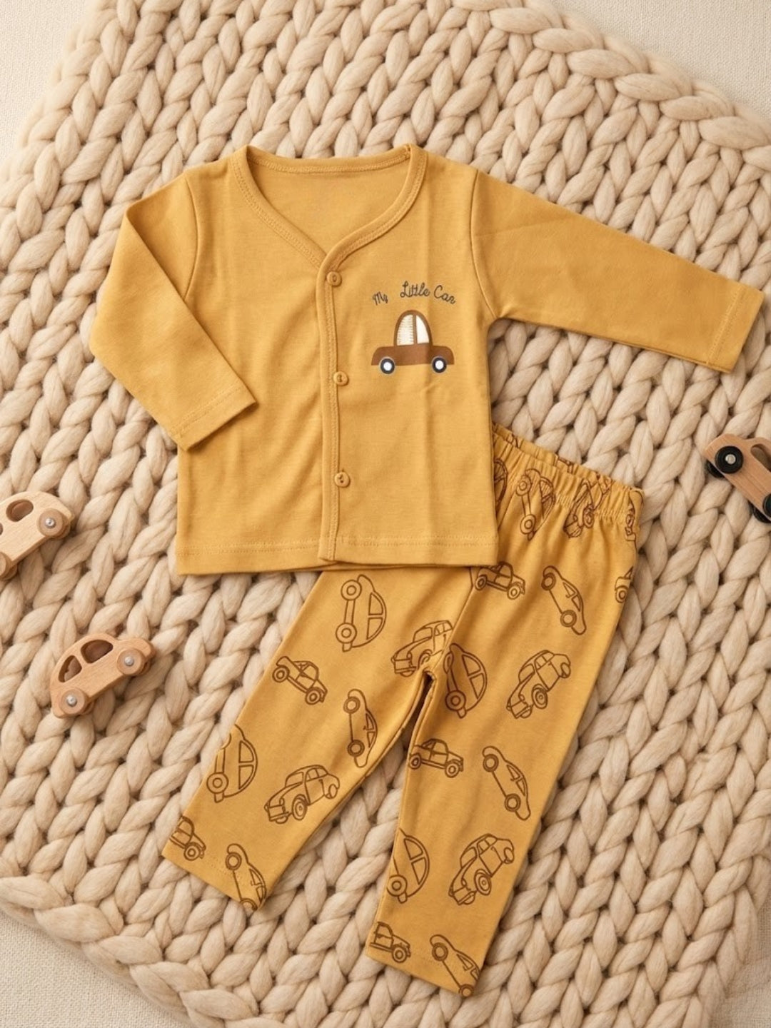 Cdeck Baby Full Sleeve T-Shirt & Pants Set | Comfortable & Stylish Baby Clothing