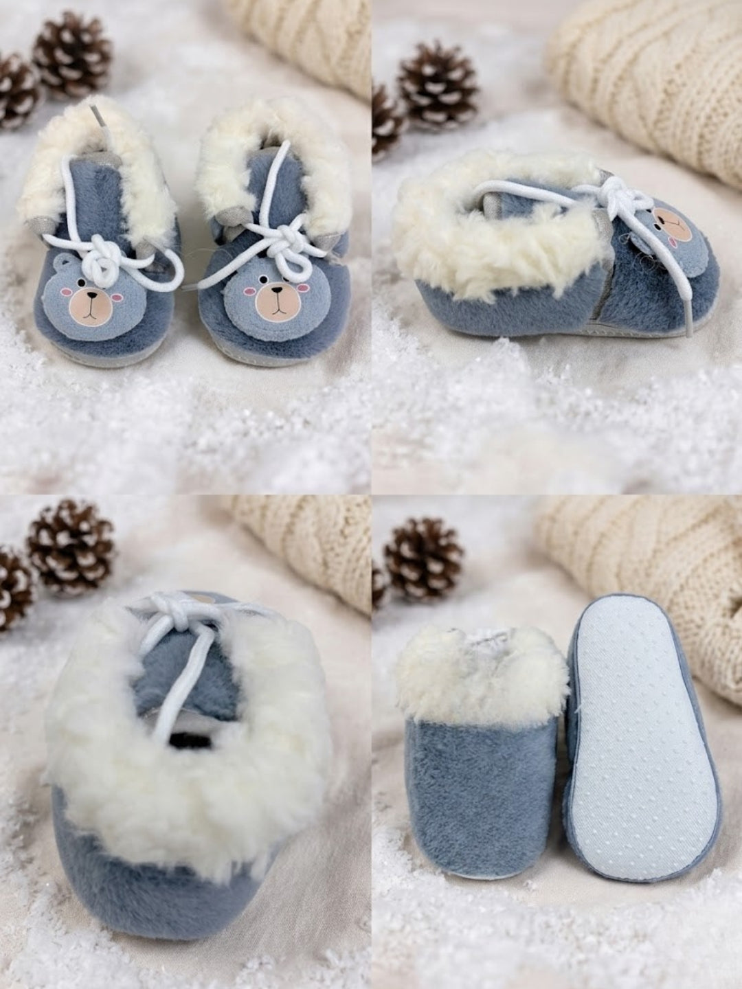 Cdeck Warm Winter Booties for Kids | Soft & Comfortable | 3–18 Months