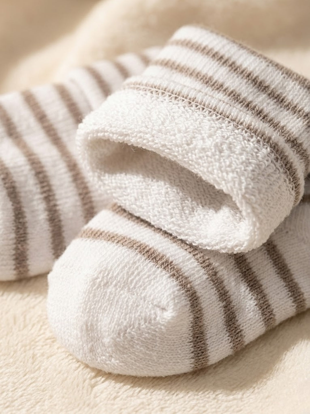 Cdeck Baby Kids Towel Cotton Socks | Soft, Comfortable & Absorbent | 0–12 Months
