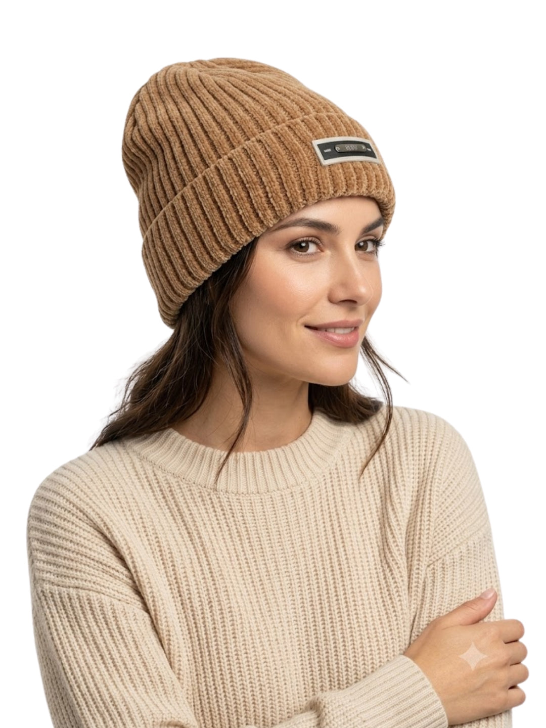 Cdeck Women Woolen Cap | Soft Knitted Winter Beanie for Women | Warm & Stylish Winter Wear | Free Size| Yellow