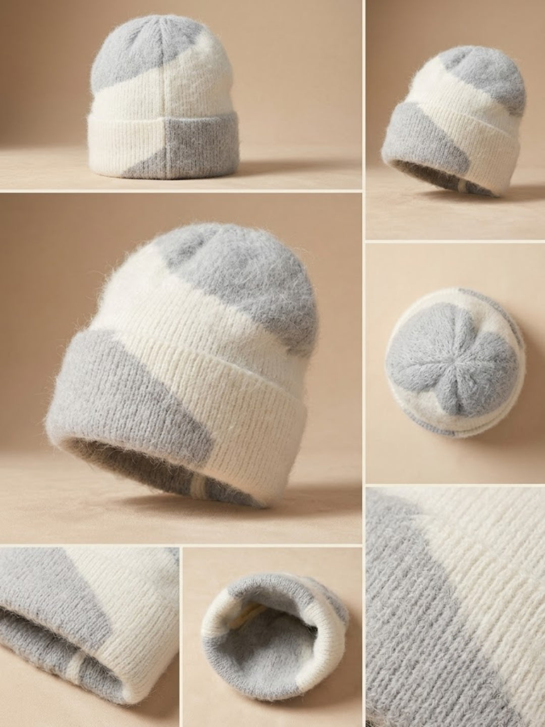 Cdeck Women Woolen Cap | Soft Knitted Winter Beanie for Women | Warm & Stylish Winter Wear | Free Size