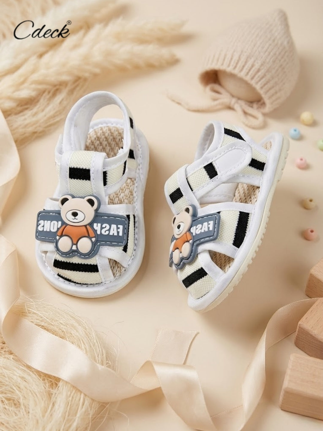Cdeck Baby Summer Sandals | Lightweight & Comfortable Footwear for Kids | 3-18 months