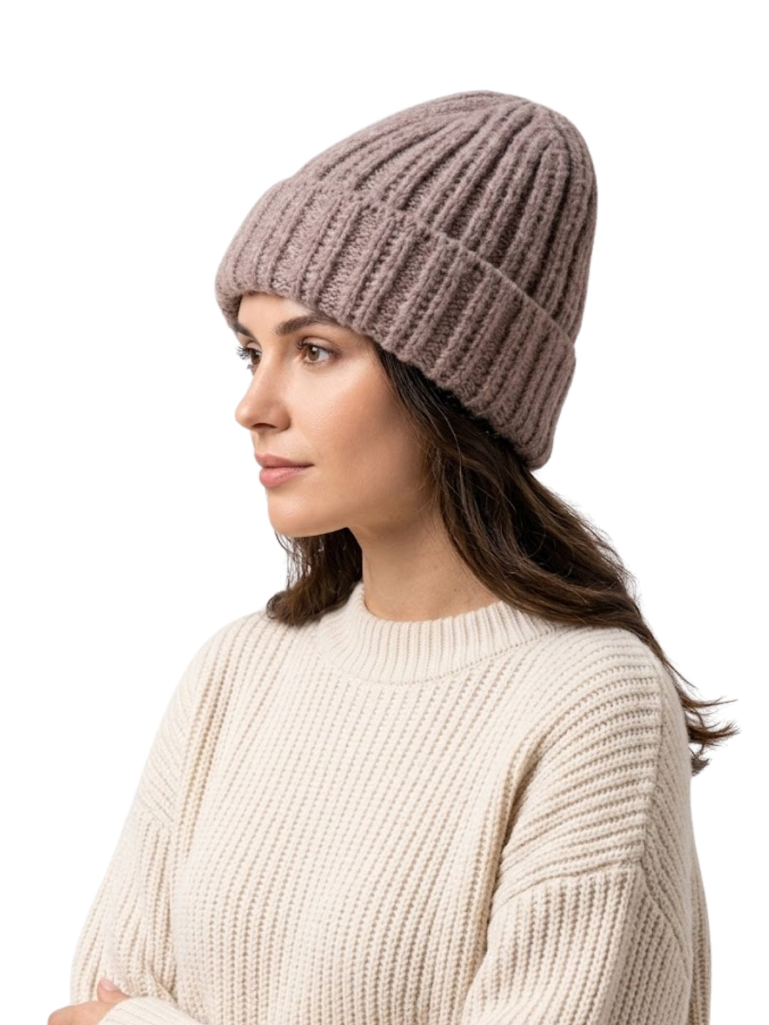 Cdeck Women Woolen Cap | Soft Knitted Winter Beanie for Women | Warm & Stylish Winter Wear | Free Size| Purple