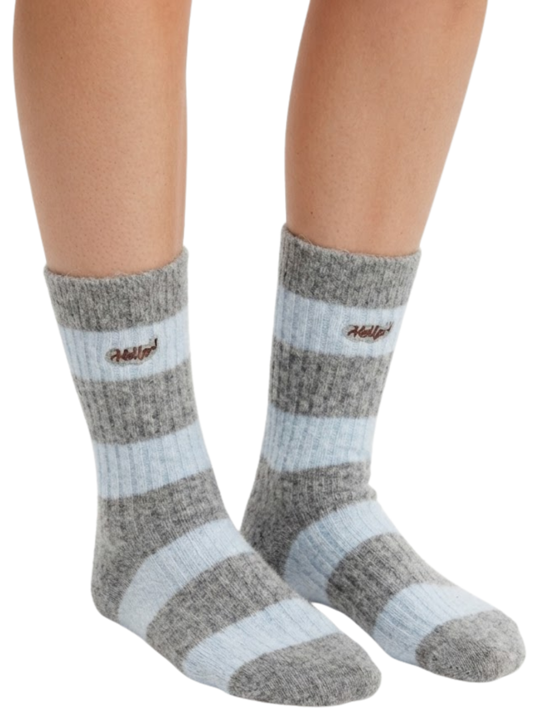 Cdeck Women’s Soft Wool Socks | Warm, Cozy & Stylish Striped Winter Socks