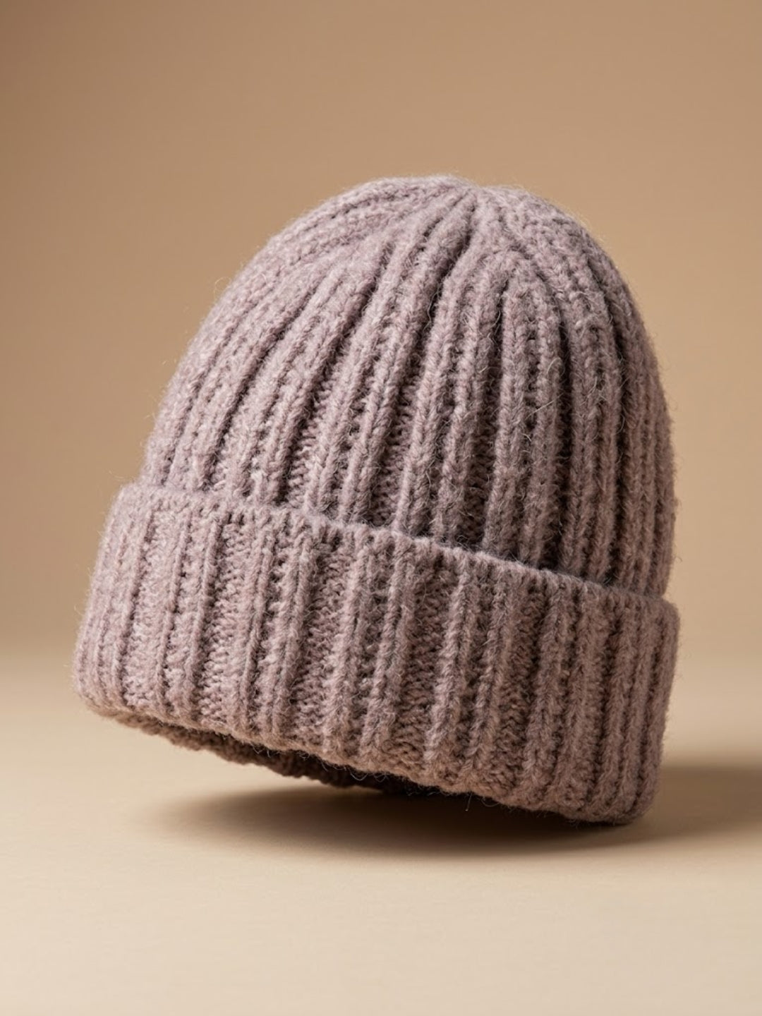 Cdeck Women Woolen Cap | Soft Knitted Winter Beanie for Women | Warm & Stylish Winter Wear | Free Size| Purple