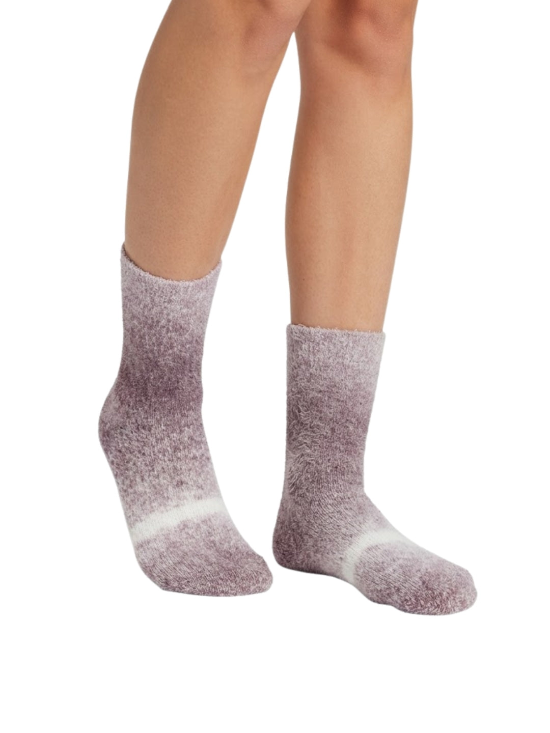 Cdeck Unisex Premium Fuzzy Winter Socks | Soft Warm Plush Socks for Men & Women | Cozy Comfortable Socks | Free Size | Mauve Grey