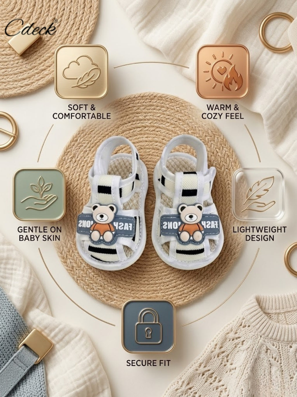 Cdeck Baby Sandles For Summer
