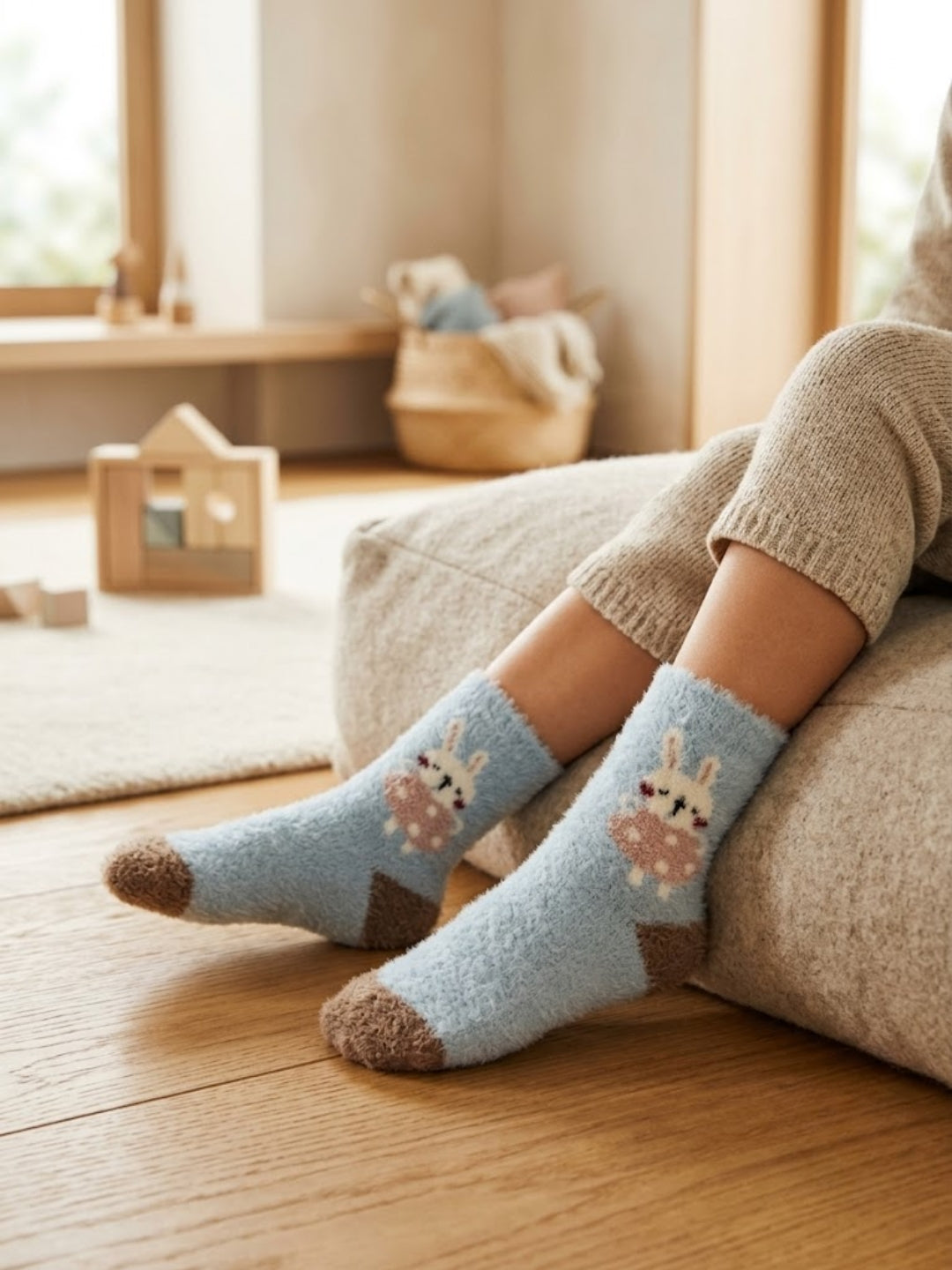 Cdeck Kids Premium Hair Wool Winter Socks | Soft, Warm & Cozy  | Age 2–12 Years | Multicolor Pack