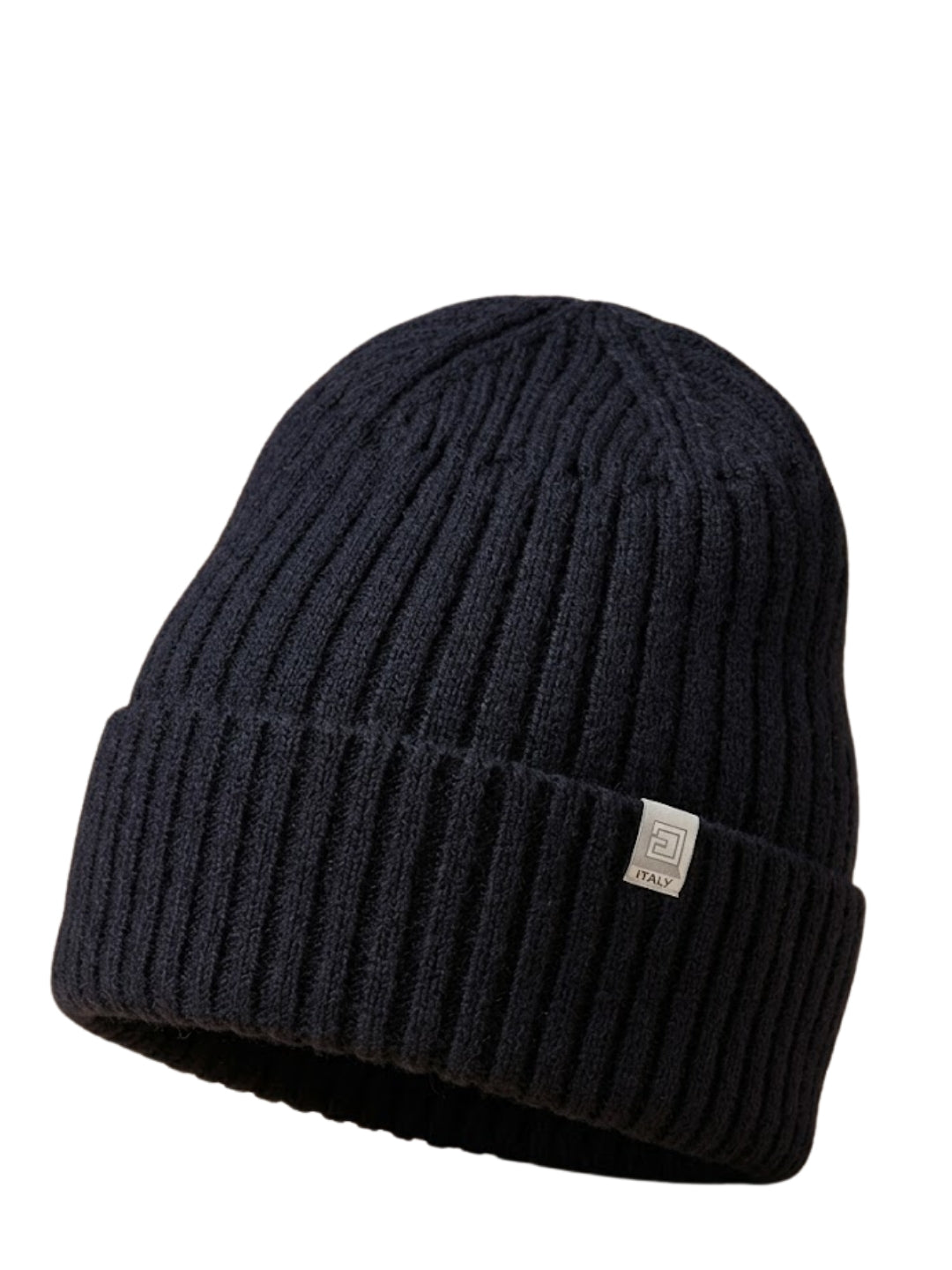 Cdeck Men’s Woolen Winter Cap | Ribbed Knitted Beanie | Free Size | Warm & Comfortable | Black