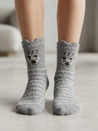 Cdeck Rabbit Hair Wool Socks for Women – Soft Fuzzy Warm Winter Cozy Socks