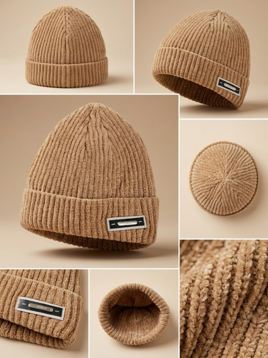 Cdeck Women Woolen Cap | Soft Knitted Winter Beanie for Women | Warm & Stylish Winter Wear | Free Size| Yellow