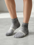 Cdeck Women’s Premium Rabbit Hair Wool Ankle Socks – Soft Warm Cozy Gradient Winter Socks