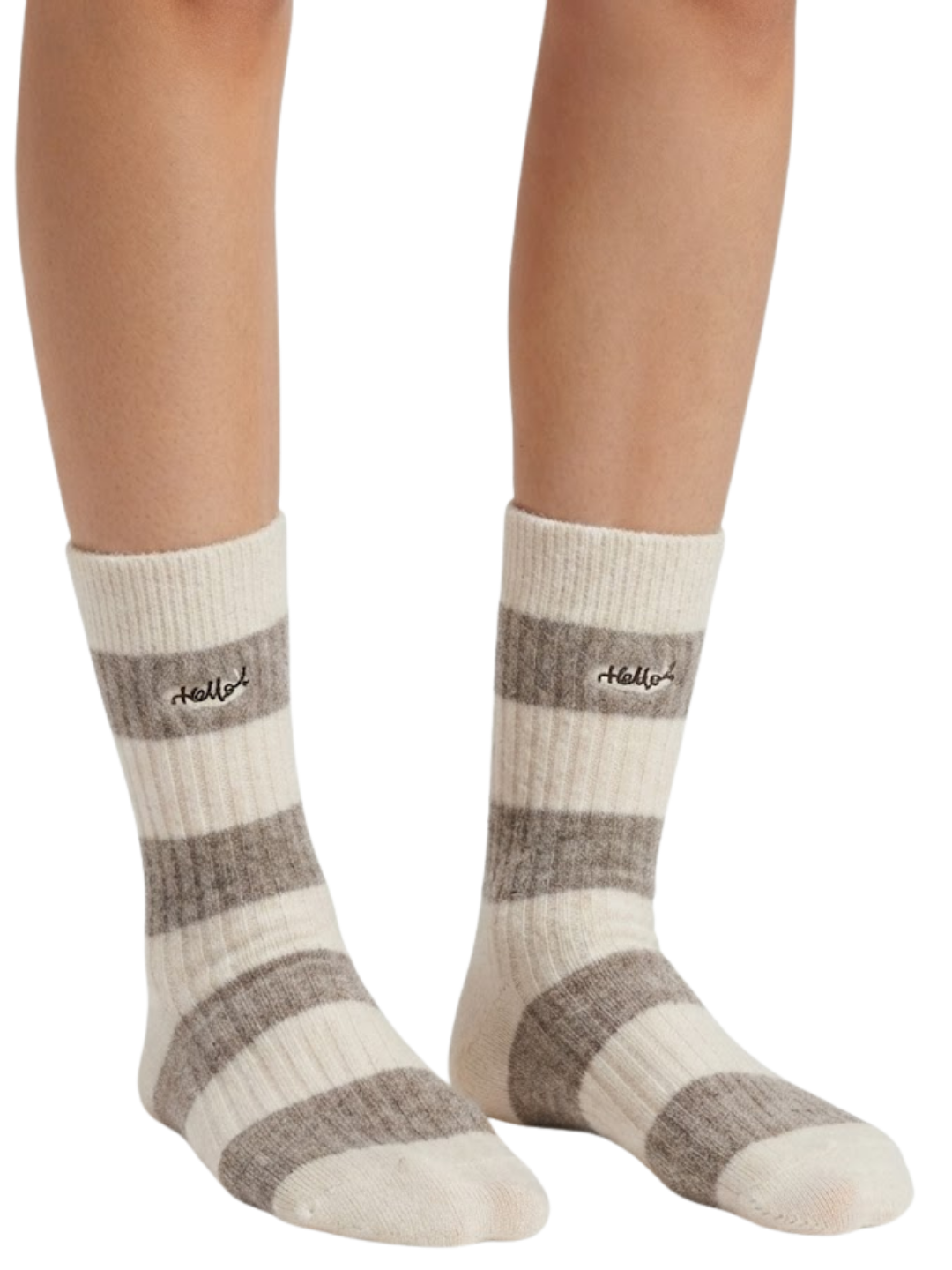 Cdeck Women’s Soft Wool Socks | Warm, Cozy & Stylish Striped Winter Socks