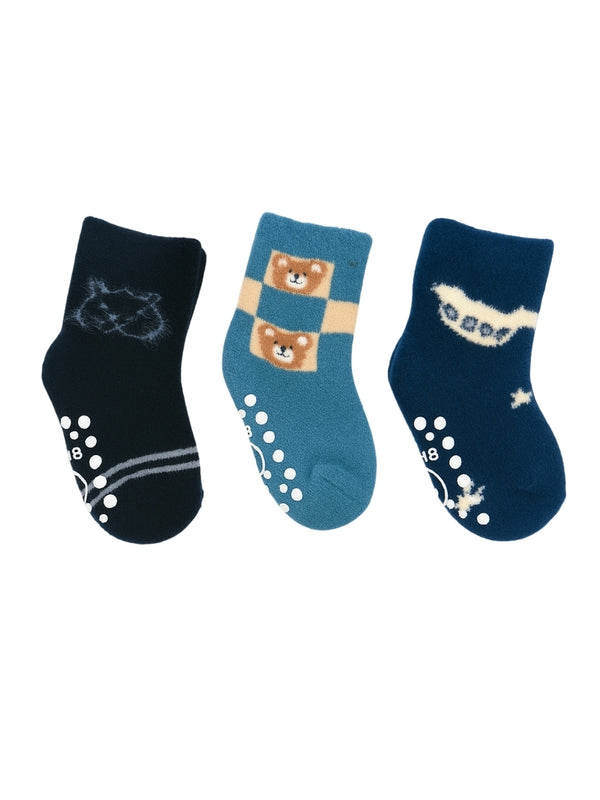 Cdeck Baby Woolen Socks for Boys & Girls | Soft, Warm & Comfortable Winter Socks | 0–2 Years