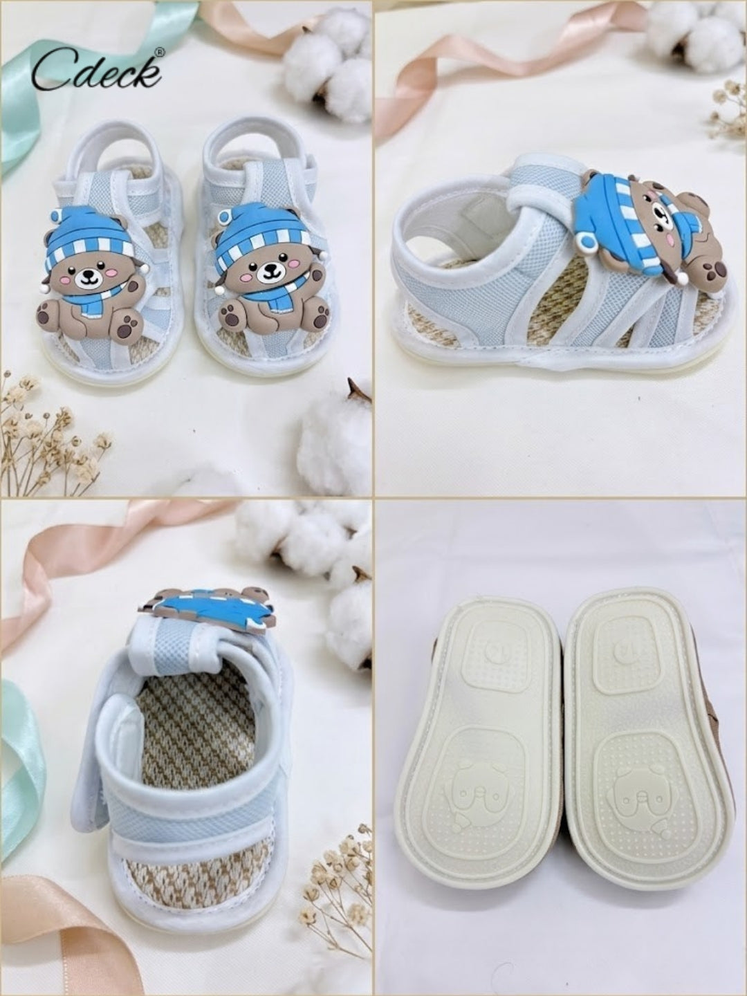 Cdeck Kids Sandals for Girls & Boys | Stylish, Soft & Comfortable | 3-18 months
