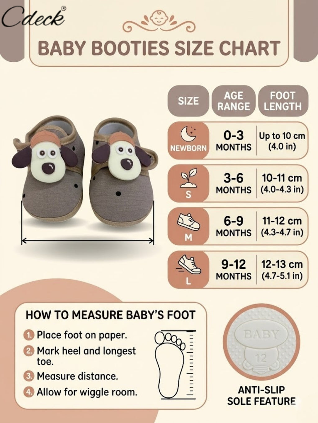 Cdeck Baby Booties For Summer