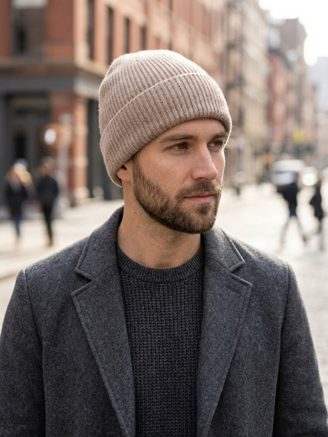 Cdeck Men’s Woolen Winter Cap | Soft, Warm & Comfortable Cap for Everyday Wear | Free Size | Brown