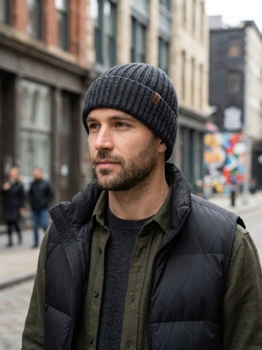 Cdeck Men’s Woolen Winter Cap | Soft, Warm & Comfortable Cap for Everyday Wear | Free Size | Black