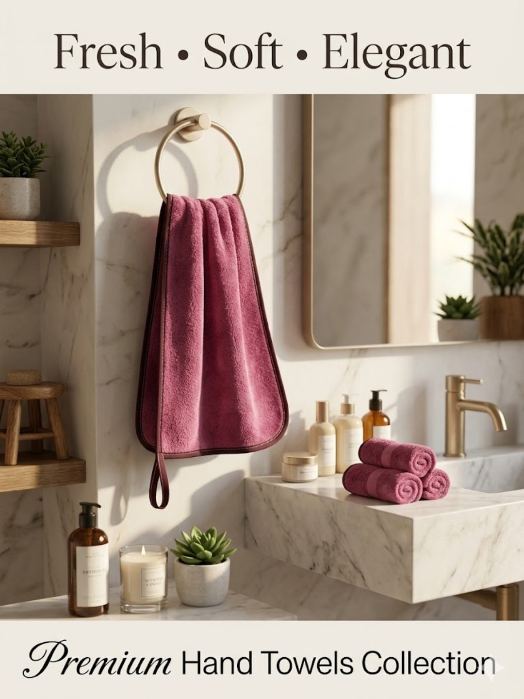 Cdeck Premium Cotton Hand Towel