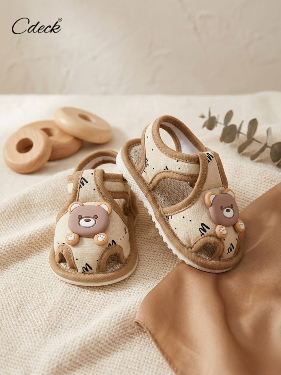 Cdeck Baby Sandals for Girls & Boys | Soft, Lightweight & Comfortable | 3-18 months