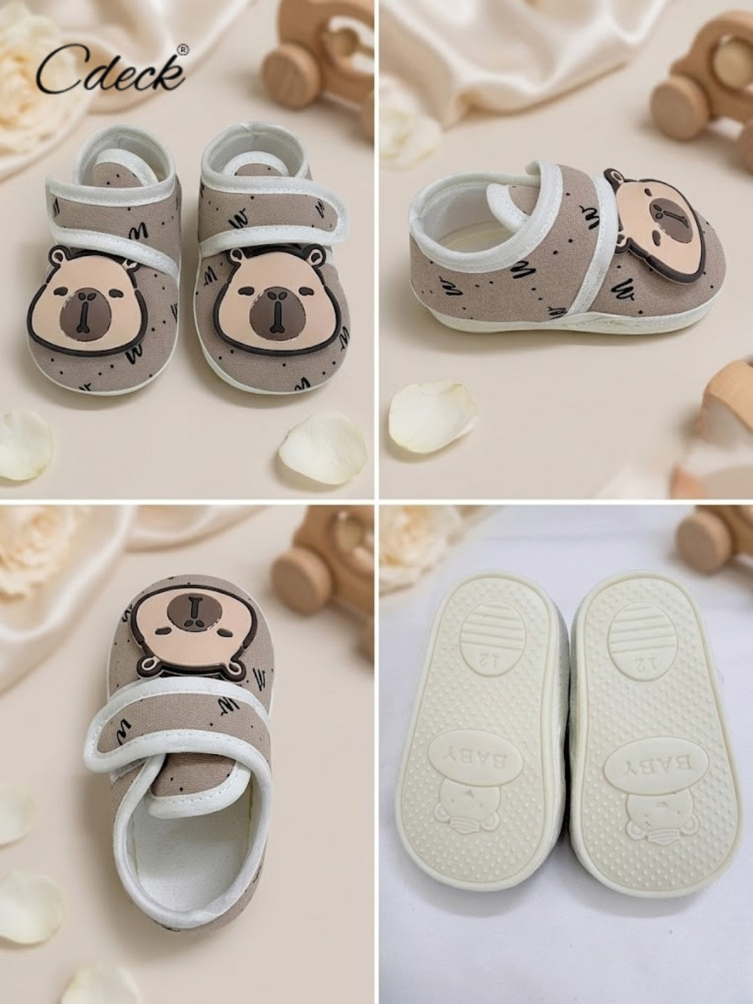 Cdeck Baby Booties | Soft Sole Summer booties for Newborns and Infants | 3-18 months